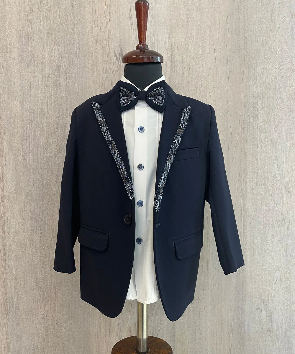 Pre-Order: Navy coloured Party Wear Coat Suit