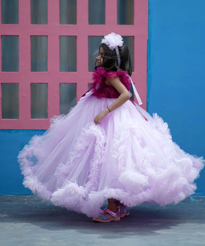 Pre-Order: Fancy Birthday Gown for Girls (DM For Price)