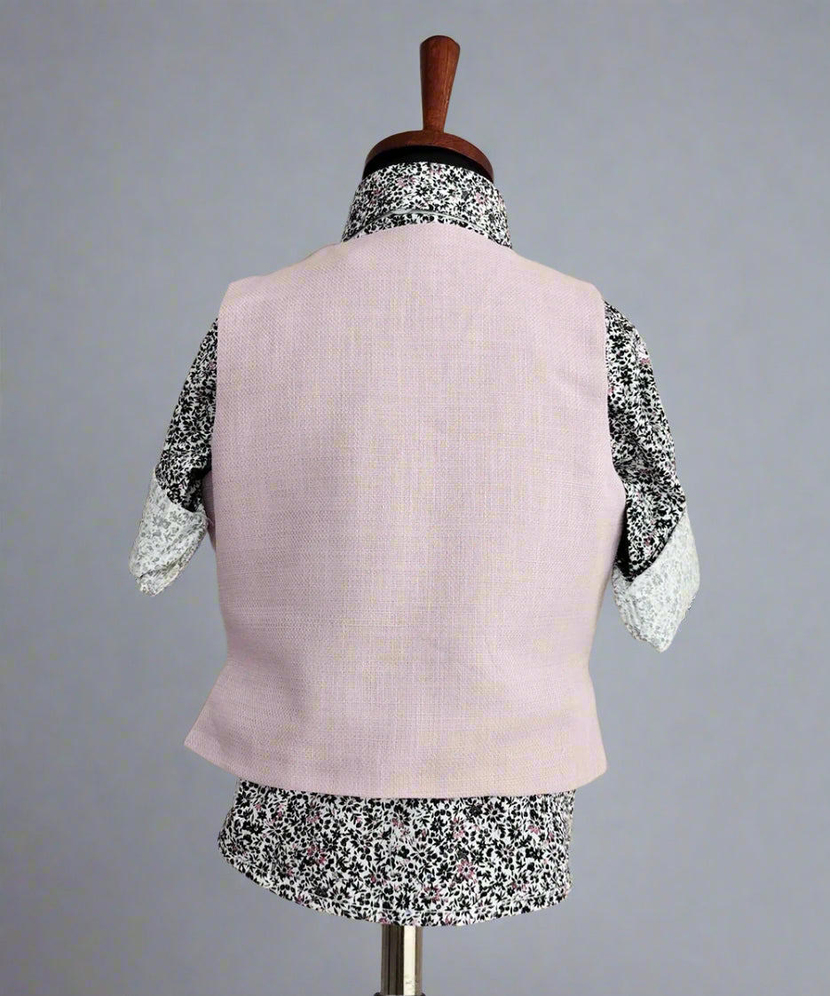 Party Wear Waist Coat Set For Boys