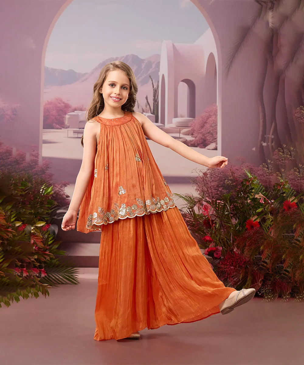 Jaipur Girls Sharara Suit Best Wedding Sharara for Kids – Devils