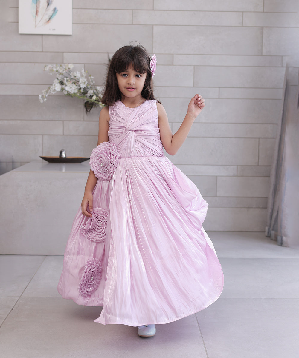 Baby Pink Gown For Party Long Gown Party Discount