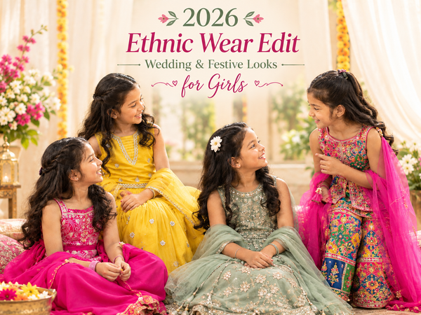 2026 Ethnic Wear Edit: Wedding & Festive Looks for Girls