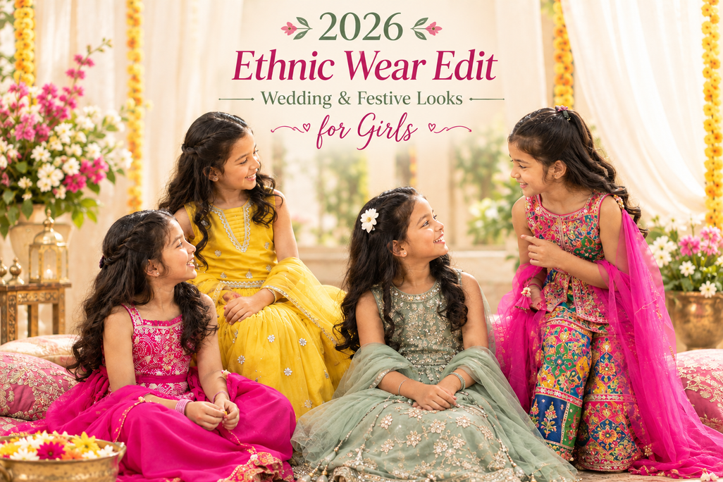 2026 Ethnic Wear Edit: Wedding & Festive Looks for Girls