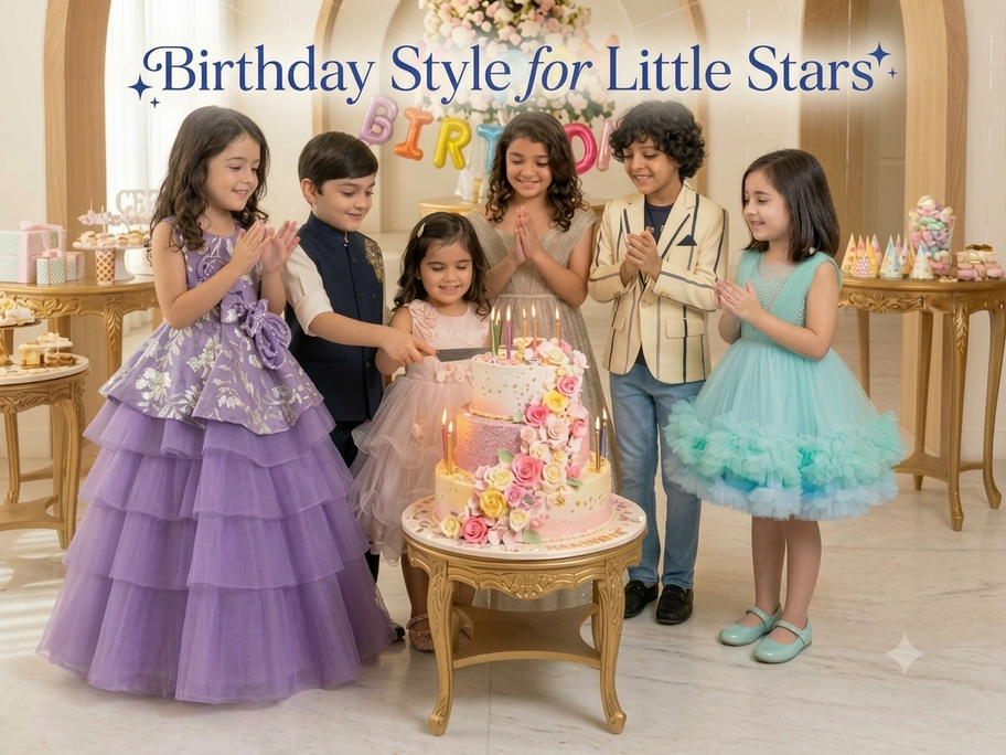 Dress Them for the Spotlight – Beautiful Birthday Wear for Girls & Boys