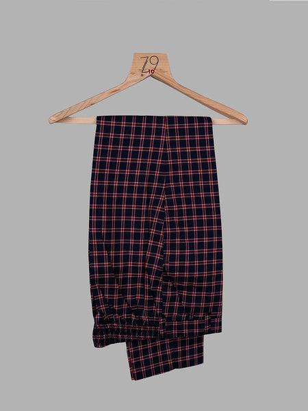 checks pants paired under the waist coat suit set for boys 