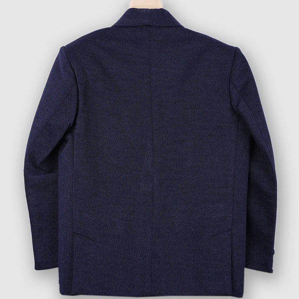 back view of navy blazer for boys 