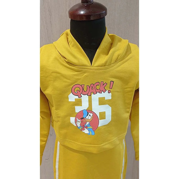 yellow casual wear dress for girls 