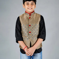 Indian wedding wear waist coat suit set for boys 