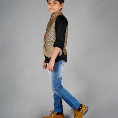 Ethnic wear waist coat suit set for boys 