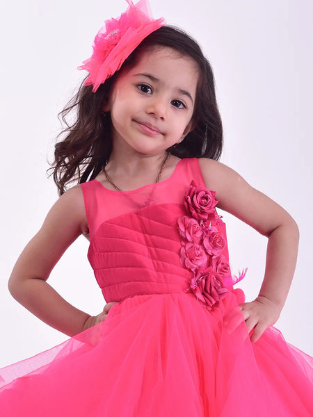 pink gown for girls 