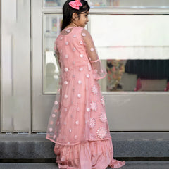 party wear pink gown for girls 