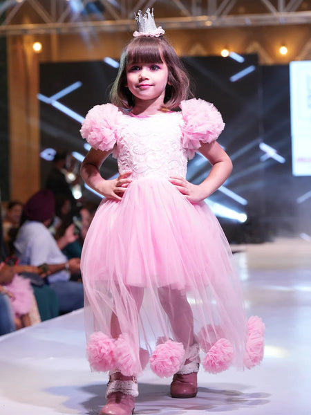 pink gown for girls 