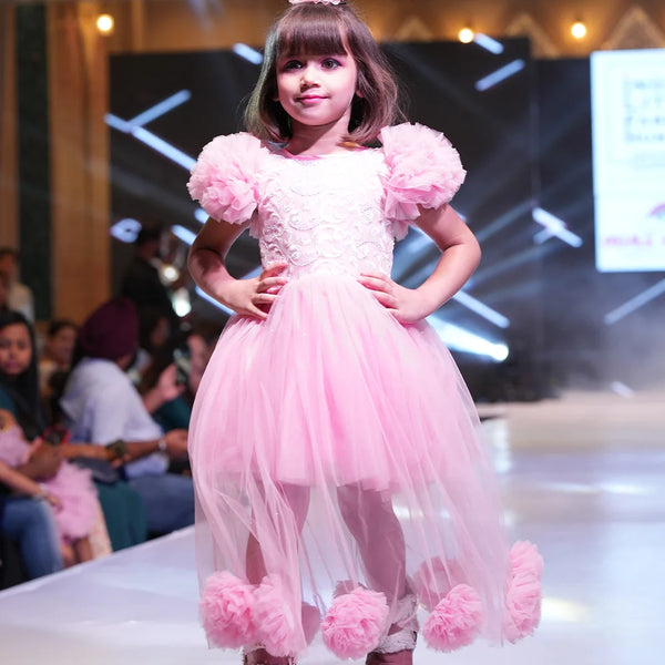pink gown for girls 