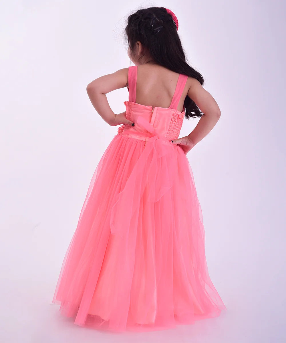 Pink Colored Party Wear Gown
