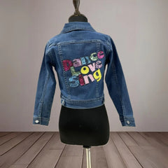 Funky Denim Jacket for Girls