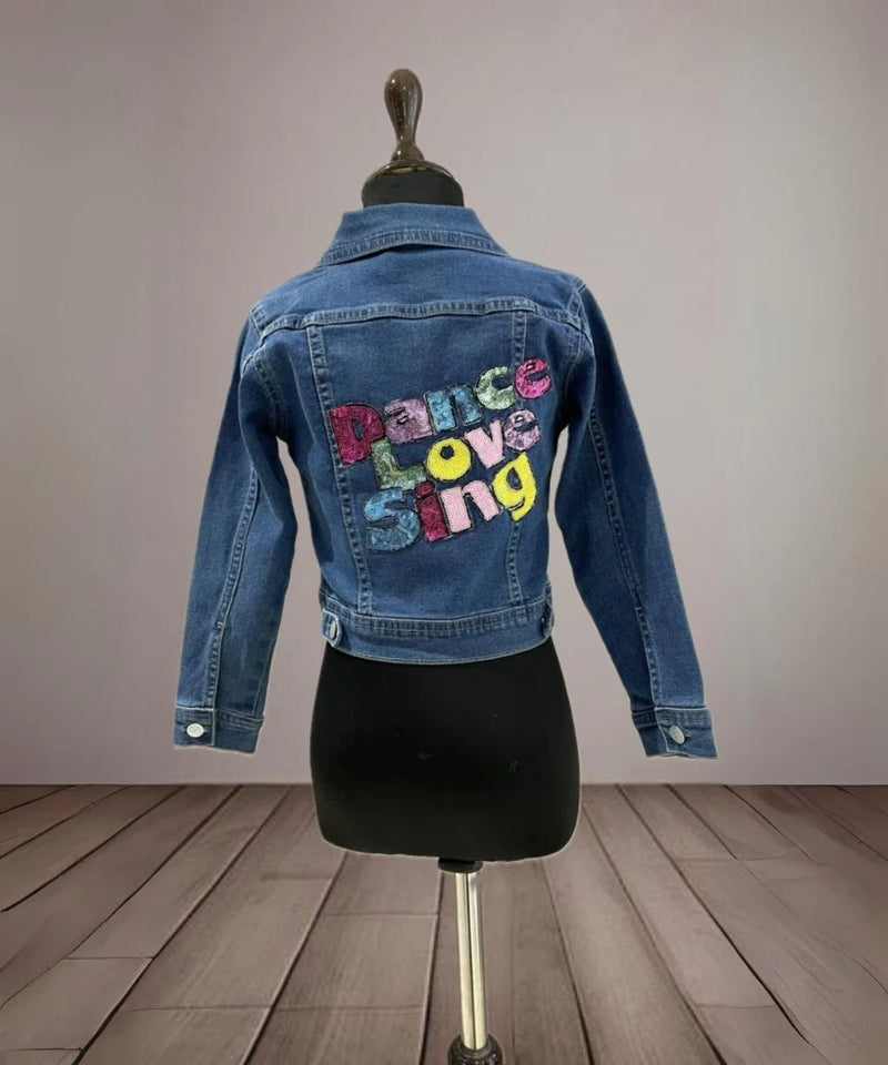 Funky Denim Jacket for Girls