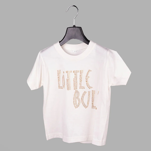 white t-shirt under yellow blazer set for boys 