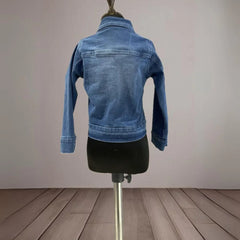 Blue Colored Denim Jackets for Baby Girls