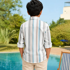 Boys Premium Striped Full Sleeve Shirt