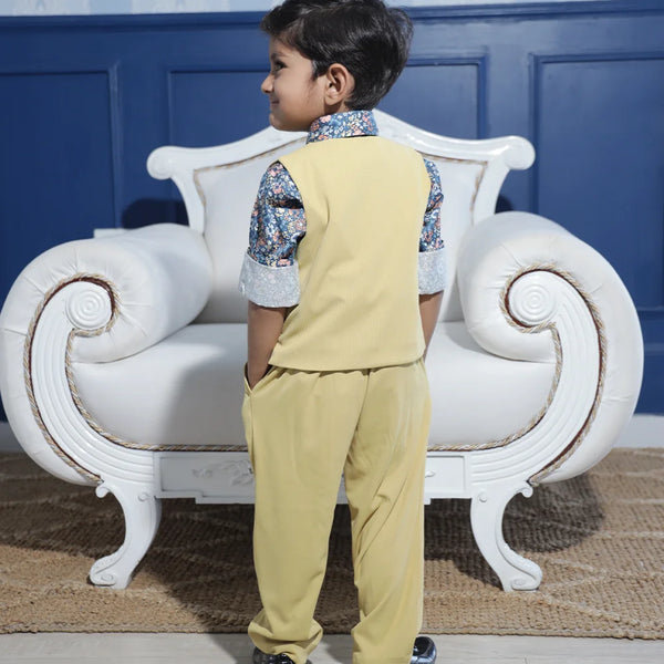 waist coat set for boys for occasions
