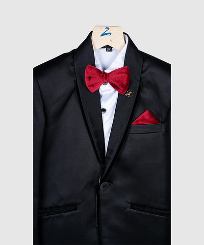 Full Black English Tuxedo for Wedding for Boys