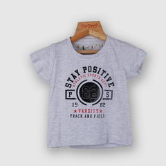 t-shirt under navy blue blazer set for baby boys