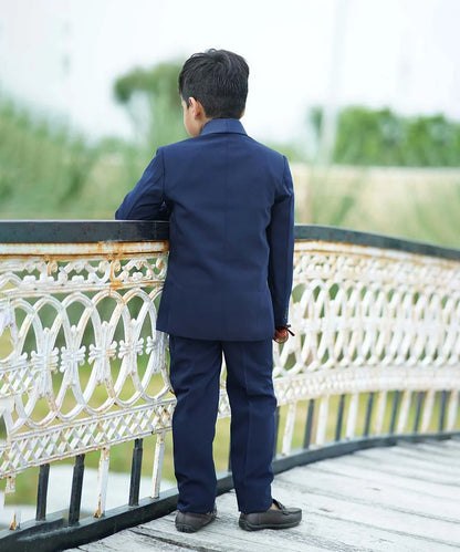 Pre-Order: Navy Formal Coat Suit for Party for Boys