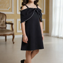 Elegant Black Birthday Party Dress for Girls | Kids Wear Shop Jaipur