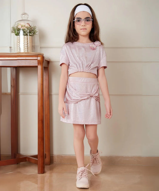Pink-Color Co-Ord Set for Girls for Party