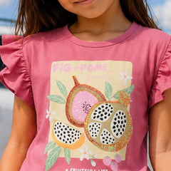Girls Fruit printed Party Top