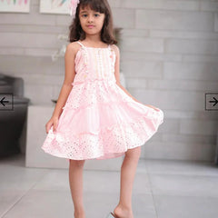 Devils N Angels Girls Tiered Party Dress Pink 1-8 Years Birthday Party