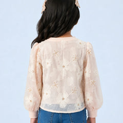 Blossom Grace Embroidered Top