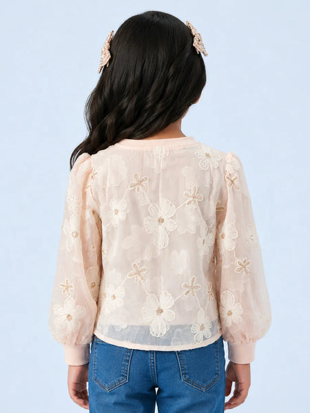 Blossom Grace Embroidered Top