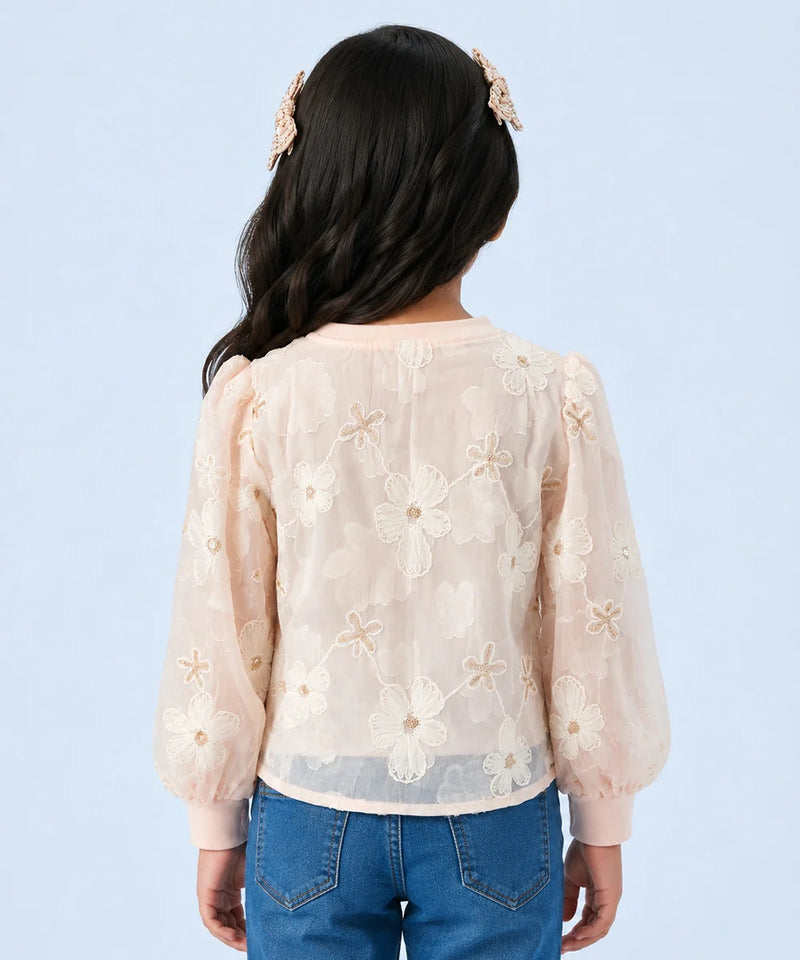 Blossom Grace Embroidered Top