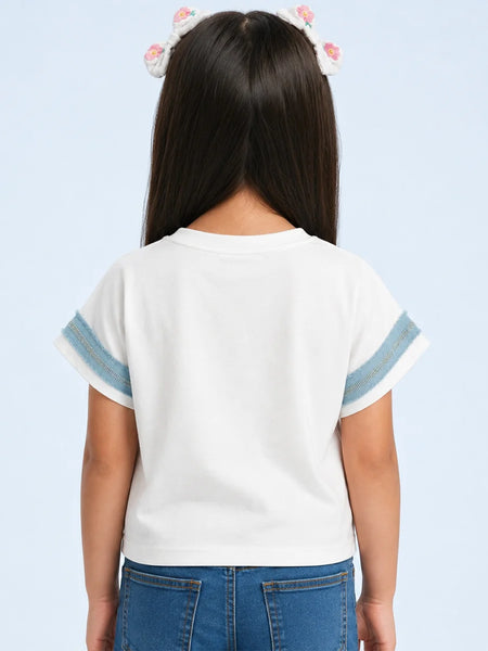 Sky Blue Bow Fashion Top