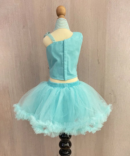 Turquoise Colored Dress for Birthday Girl