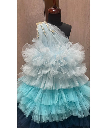 Pre-Order: Blue Shaded Gown for Birthday Girl