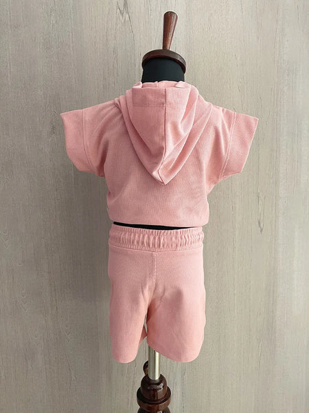 Onion Pink Colored Co-Ord Set for Girls