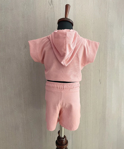 Onion Pink Colored Co-Ord Set for Girls