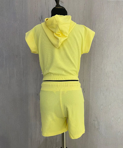Yellow Colored Co-Ord Set for Girls