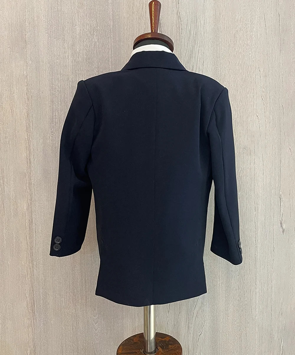 Pre-Order: Navy coloured Party Wear Coat Suit for Boys