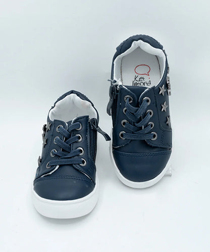 Navy Laced Party Shoes