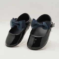 Navy Party Sandals For Baby Girl