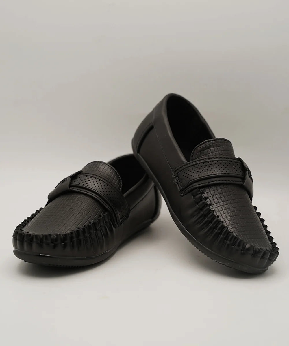 Black Formal Loafers for party for Boys