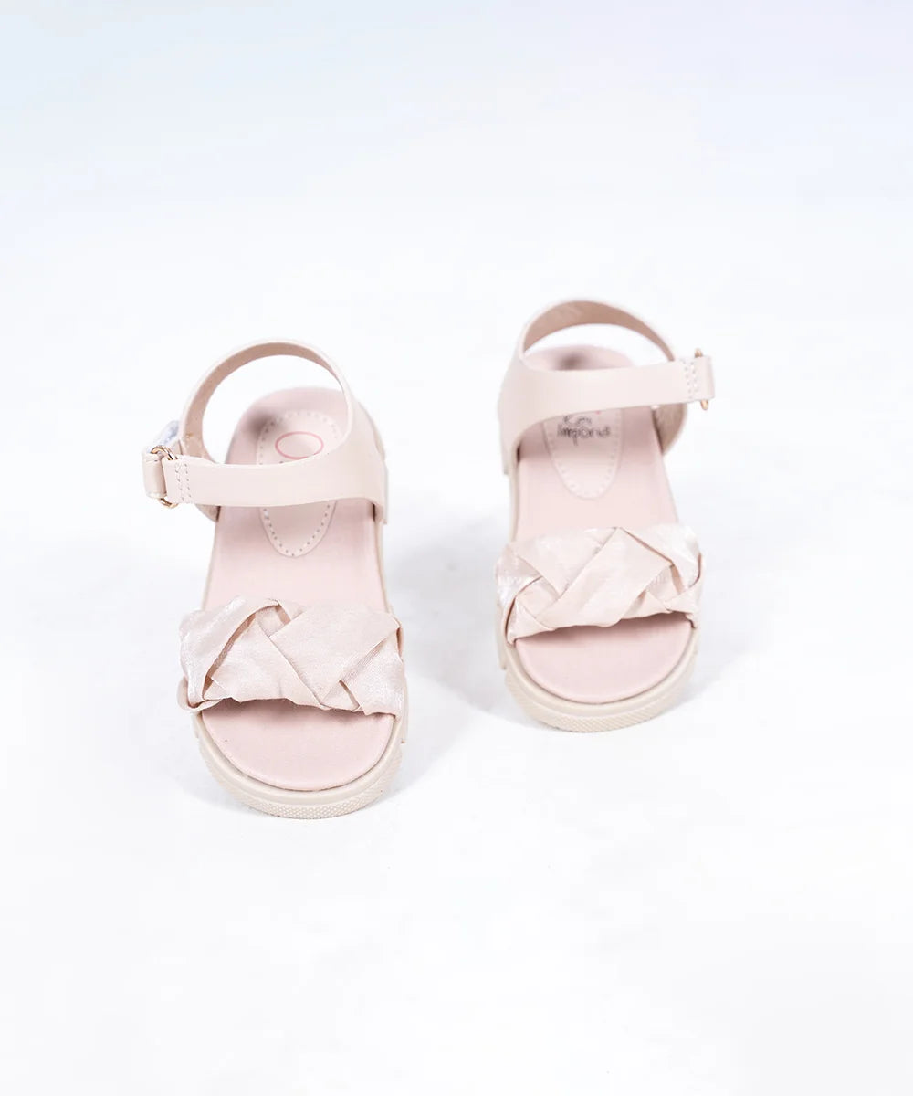 Cream Sandals for Party for Girls