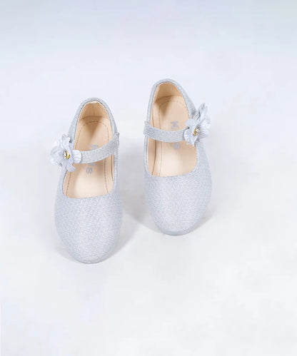 Silver Colored Sandals for Girls