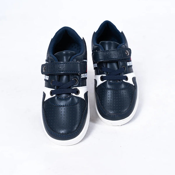Navy party wear shoes for boys 