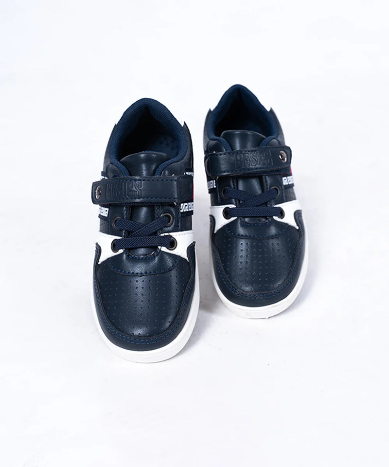 Navy party wear shoes for boys 