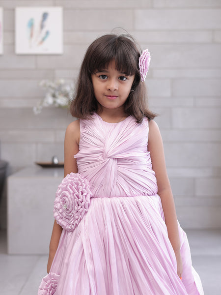 pink gown for girls 