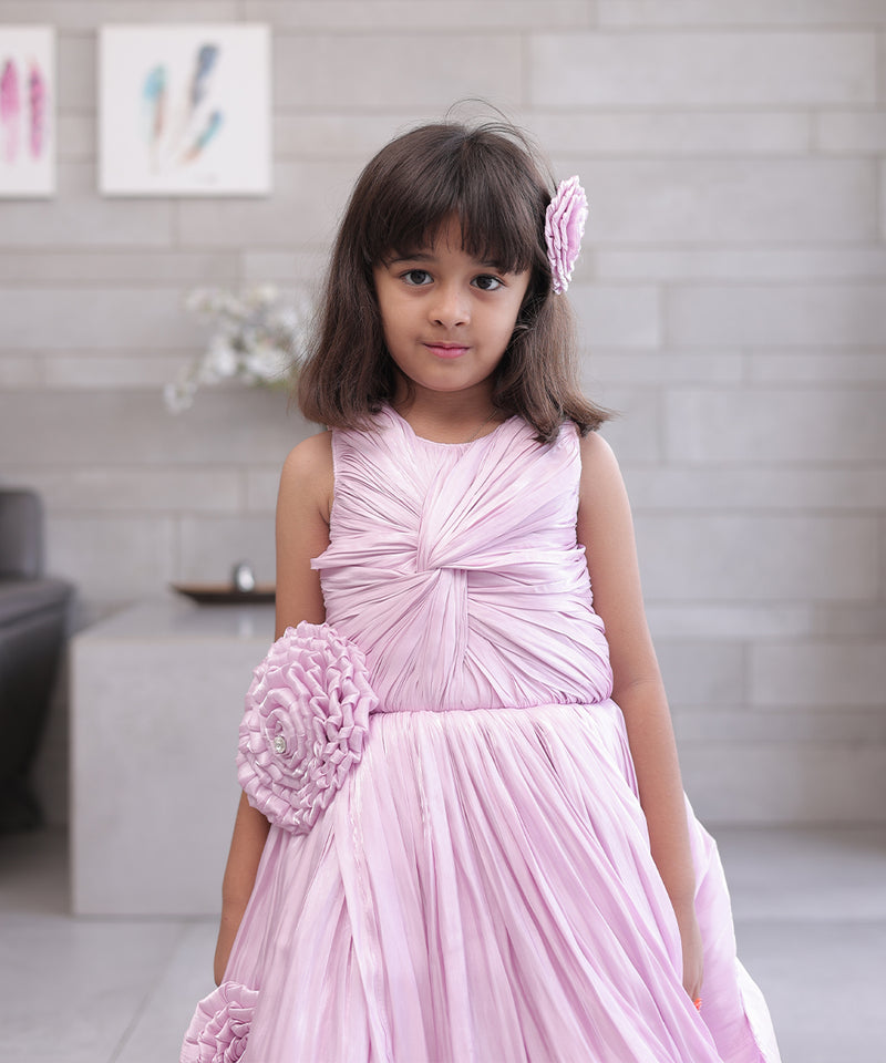 pink gown for girls 